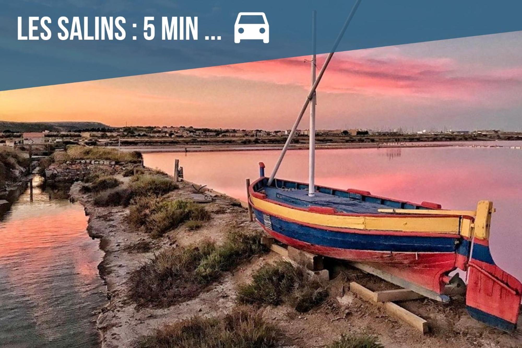 L'Eden - Vue Magnifique Sur Le Port, Les Chalets & La Mer - Gruissan Buitenkant foto